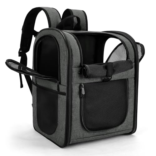 Pet Carrier Backpack - Expandable & Breathable Travel Bag