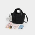 Eco-Friendly 100% Cotton Quilted Tote Bag - Sustainable Aesthetic Shoulder Bag