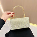 Sparkly Diamond Evening Clutch - Rhinestone Wedding Party Purse