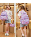 Cute Plush Doll Kids Backpack - Personalized Floral Soft Toy Bag