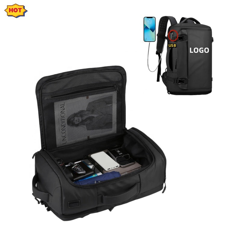 Large Travel Backpack - Flight Approved Carry-On with USB Port