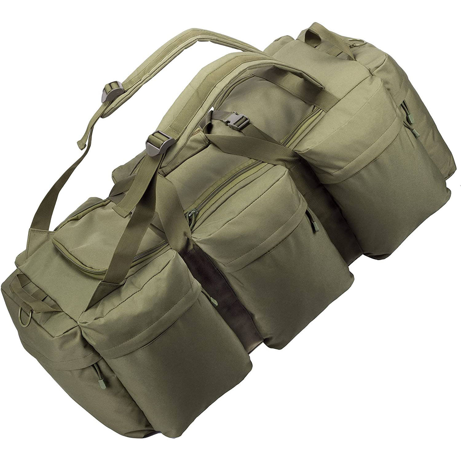 105L Extra Large Heavy Duty Duffel Bag - Tactical Travel Backpack with Shoe Compartment