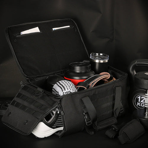 105L Extra Large Heavy Duty Duffel Bag - Tactical Travel Backpack with Shoe Compartment